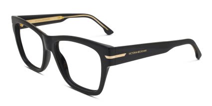 Victoria Beckham VB 7013 Shiny Black glasses - Shiny Black - Angle View