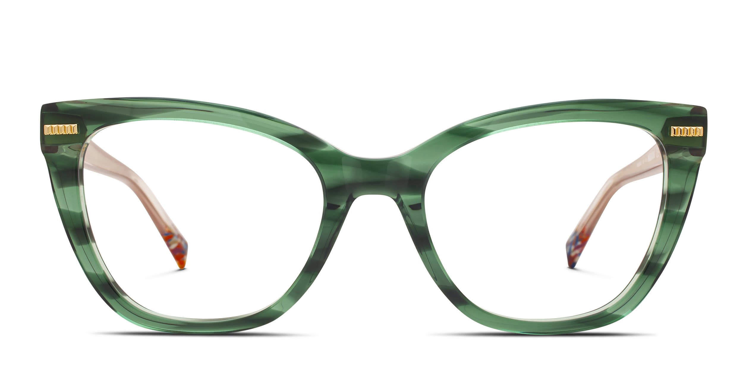 Missoni MIS 0072 Green glasses - Green - Frontal View