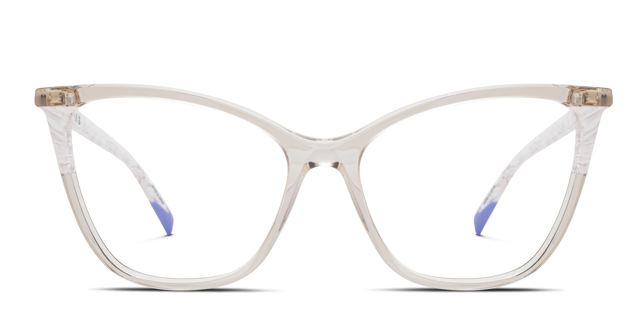 Missoni MIS 0177 Beige, Clear glasses - Beige / Clear - Frontal View