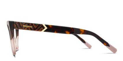 Missoni MIS 0190 Brown, Clear glasses - Brown / Clear - Side View