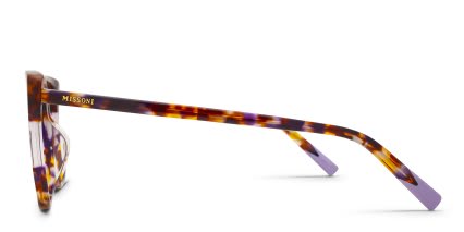 Missoni MIS 0201/G Tortoise, Purple glasses - Tortoise / Purple - Side View