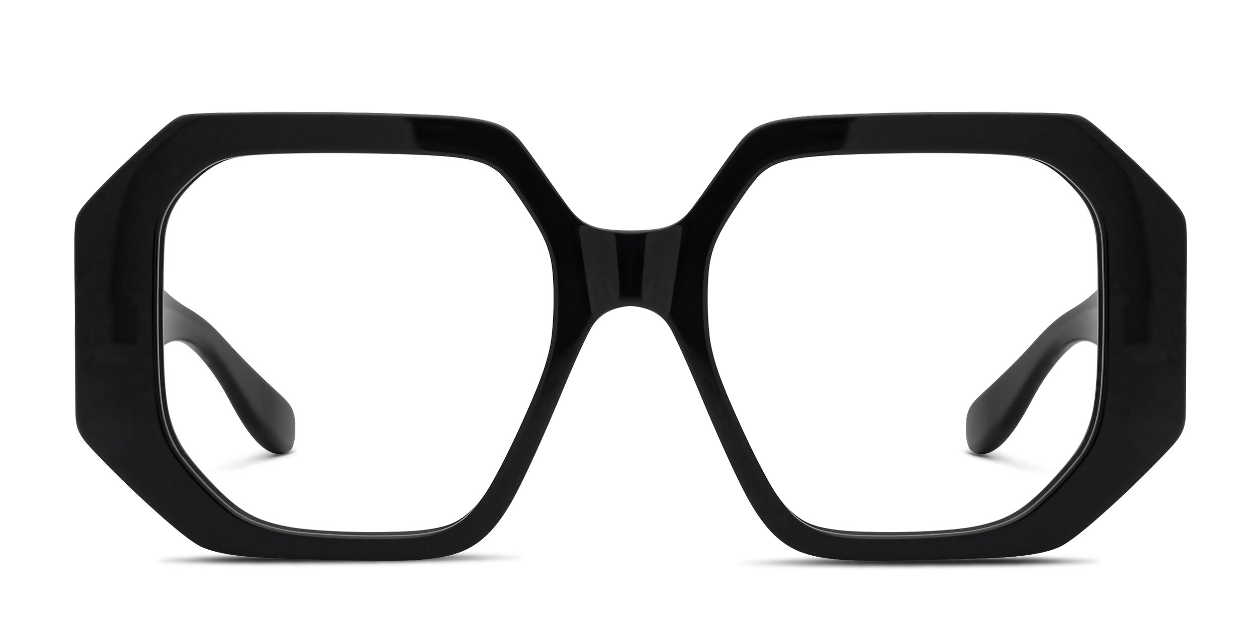 Valentino VG0003O Shiny Black glasses - Shiny Black - Frontal View