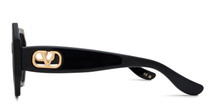 Valentino VG0003O Shiny Black glasses - Shiny Black - Side View