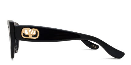 Valentino VG0004O Shiny Black glasses - Shiny Black - Side View
