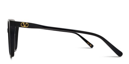 Valentino VG0019O Shiny Black glasses - Shiny Black - Side View