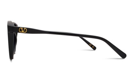 Valentino VG0020O Shiny Black glasses - Shiny Black - Side View