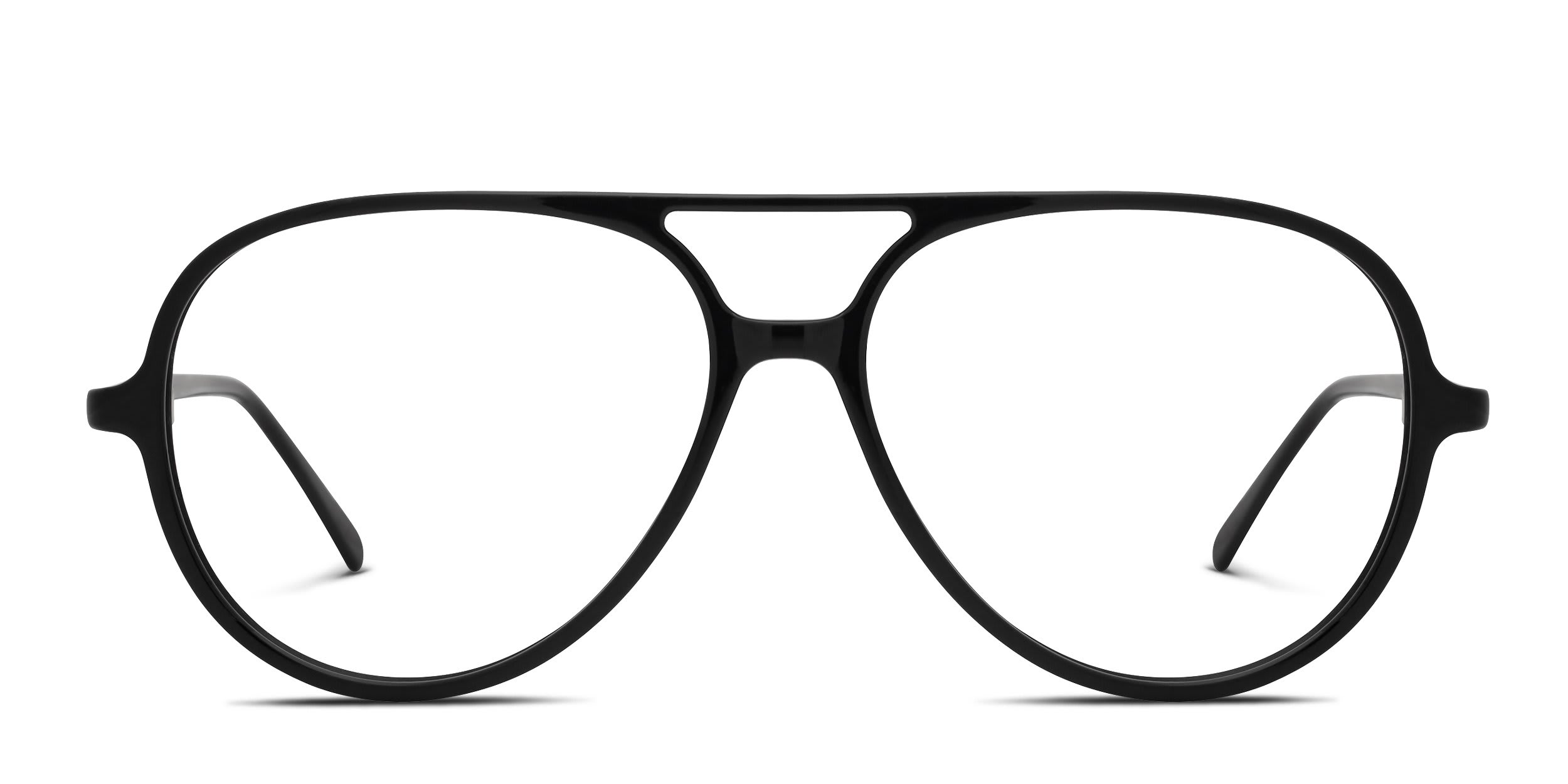 Valentino VG0023O Shiny Black glasses - Shiny Black - Frontal View