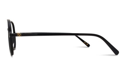 Valentino VG0023O Shiny Black glasses - Shiny Black - Side View