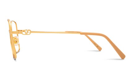 Valentino VG0030O Gold glasses - Gold - Side View