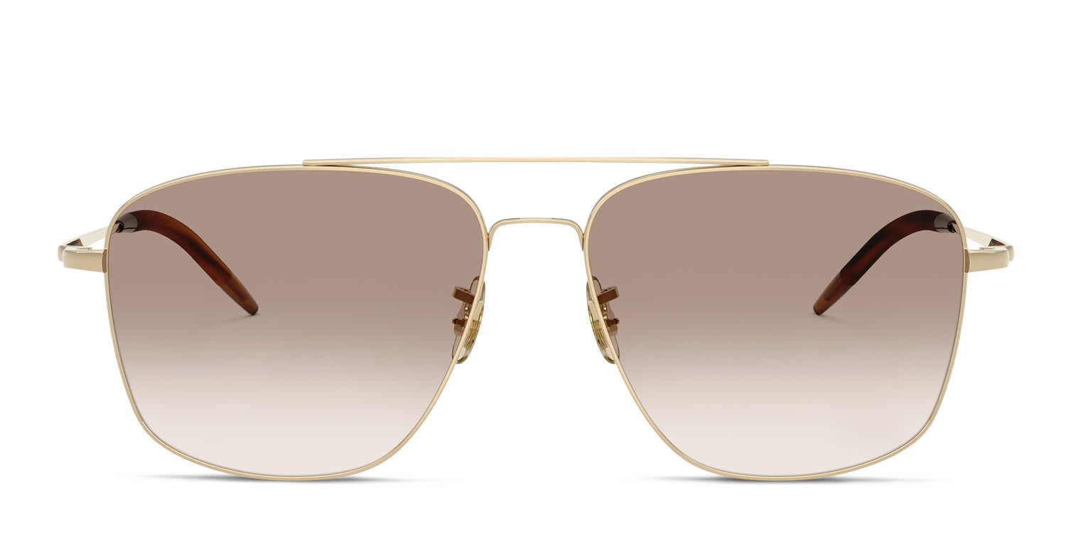 Oliver Peoples OV1380 Aymes Gold glasses - Gold - Frontal View