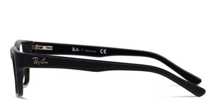 Ray-Ban RX5268 Matte Black glasses - Matte Black - Side View