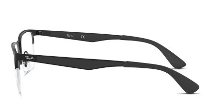Ray-Ban RX6335 Black glasses - Black - Side View