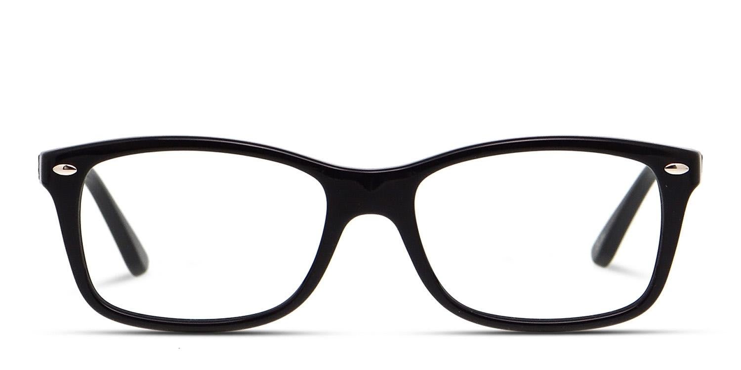 Ray-Ban RX5228 Shiny Black glasses - Shiny Black - Frontal View