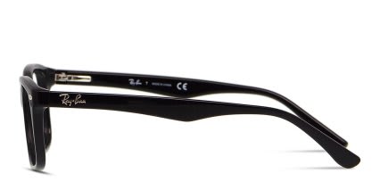 Ray-Ban RX5228 Shiny Black glasses - Shiny Black - Side View