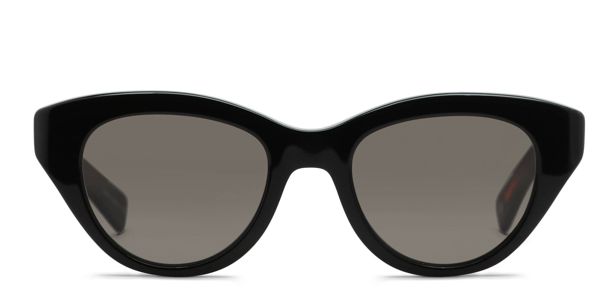 Garrett Leight Dottie Sun Shiny Black glasses - Shiny Black - Frontal View