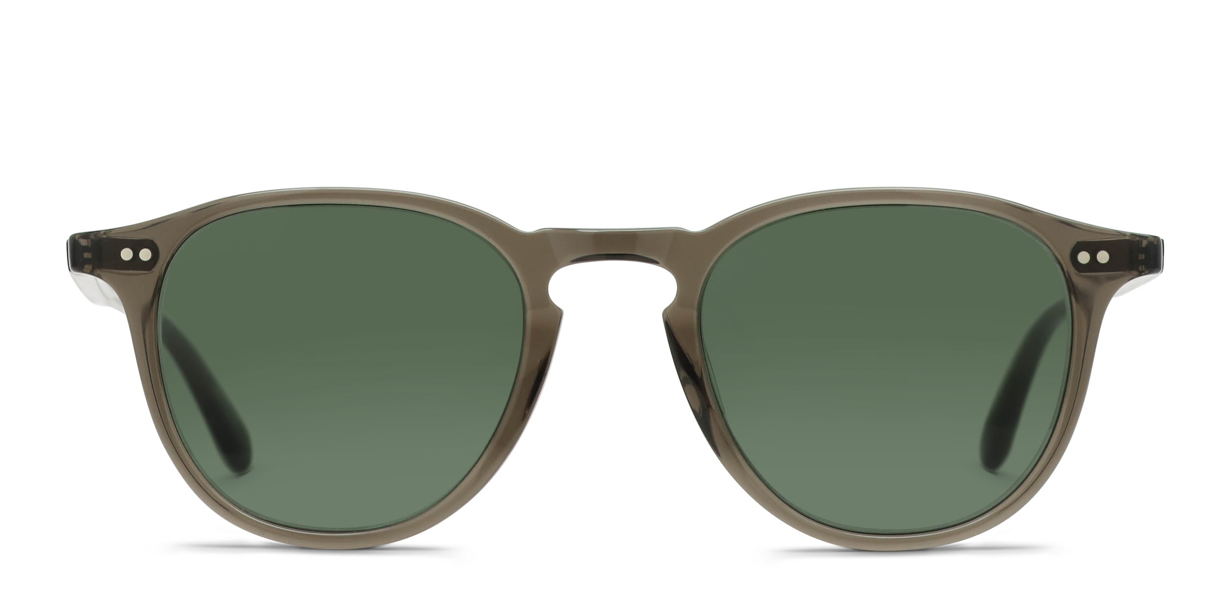 Garrett Leight Hampton Sun Gray glasses - Gray - Frontal View