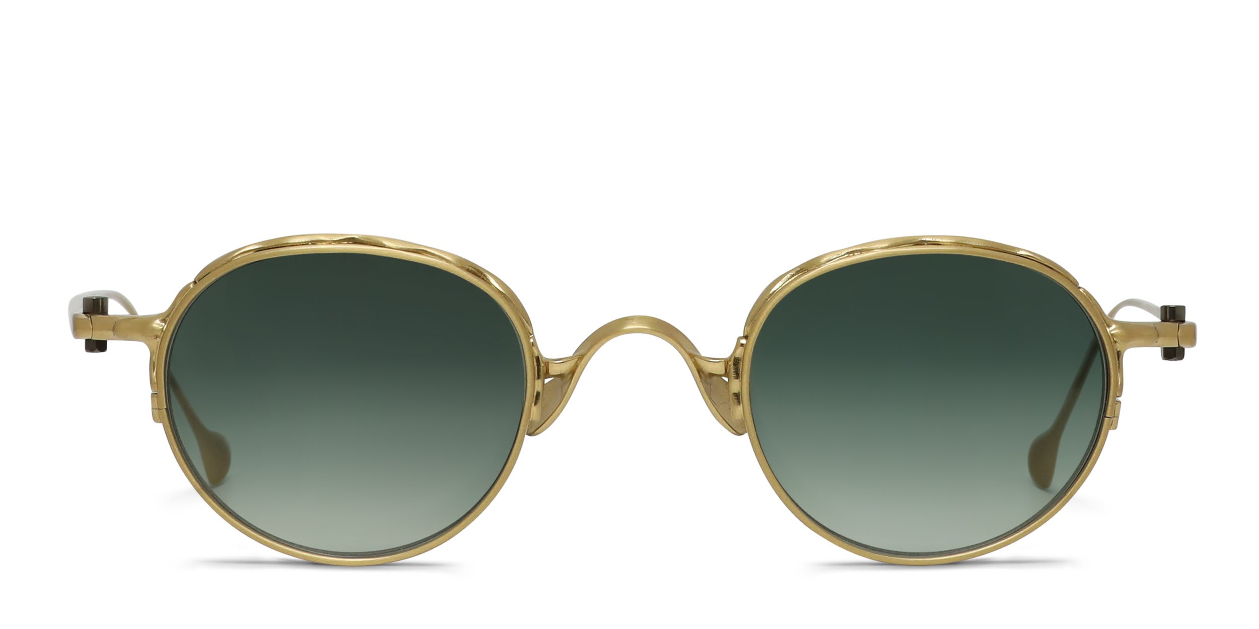 Yohji Yamamoto SLook 010 Gold glasses - Gold - Frontal View