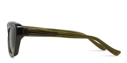 Yohji Yamamoto SLook 021 Green glasses - Green - Side View