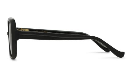 Yohji Yamamoto SLook 022 Matte Black glasses - Matte Black - Side View