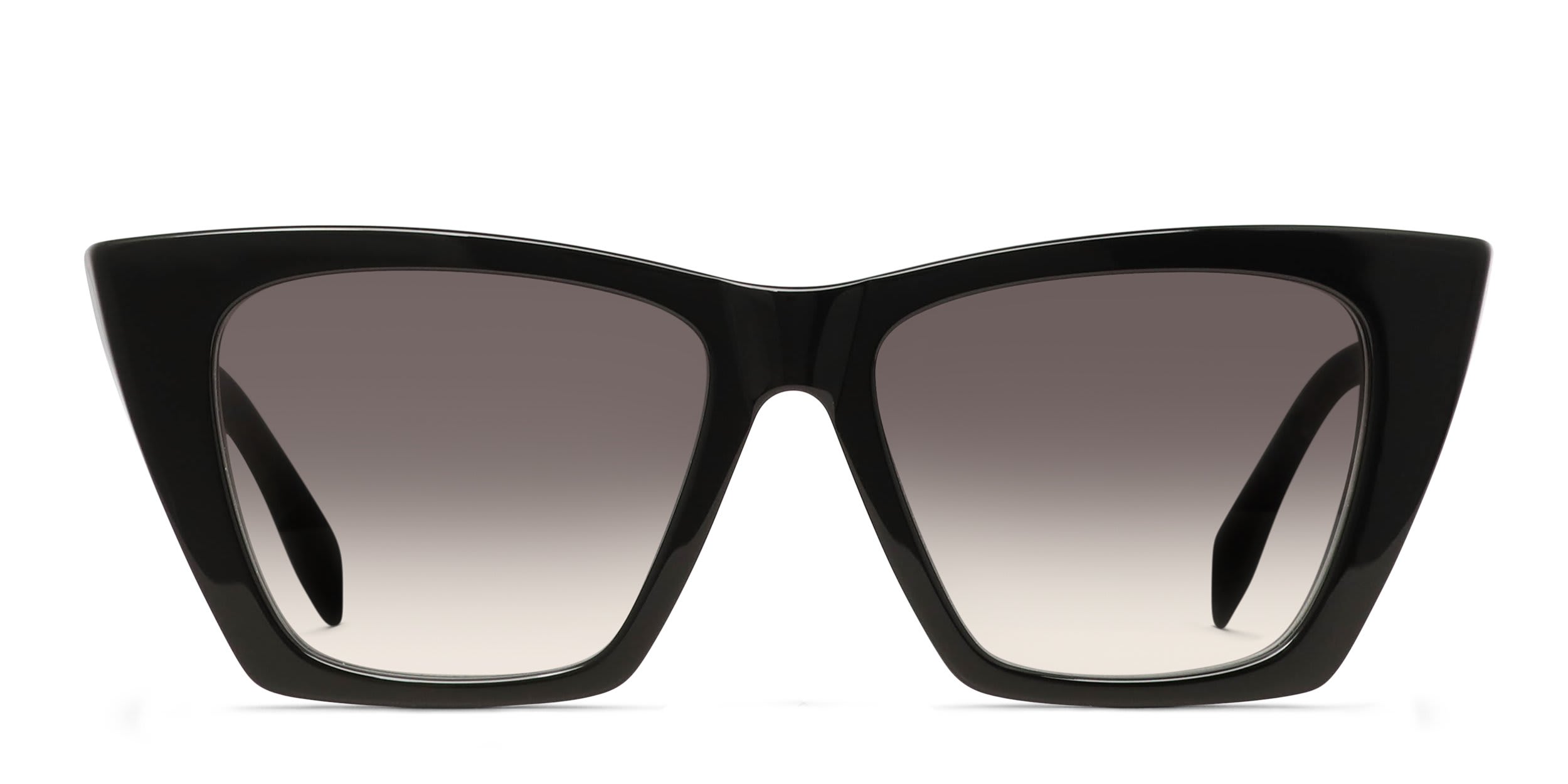 Alexander McQueen AM0299S Shiny Black glasses - Shiny Black - Frontal View