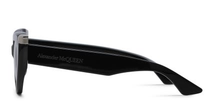 Alexander McQueen AM0442S Shiny Black glasses - Shiny Black - Side View