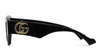Gucci GG1421S Shiny Black glasses - Shiny Black - Side View