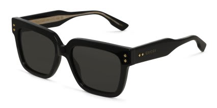 Gucci GG1084S Shiny Black glasses - Shiny Black - Angle View