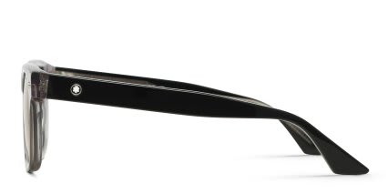 Mont Blanc MB0254S Gray glasses - Gray - Side View