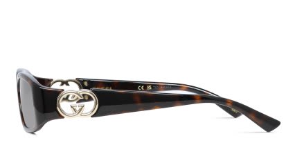 Gucci GG1661S Tortoise glasses - Tortoise - Side View
