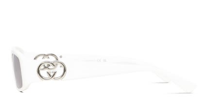 Gucci GG1661S White glasses - White - Side View