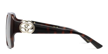 Gucci GG1692S Tortoise glasses - Tortoise - Side View