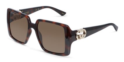 Gucci GG1692S Tortoise glasses - Tortoise - Angle View