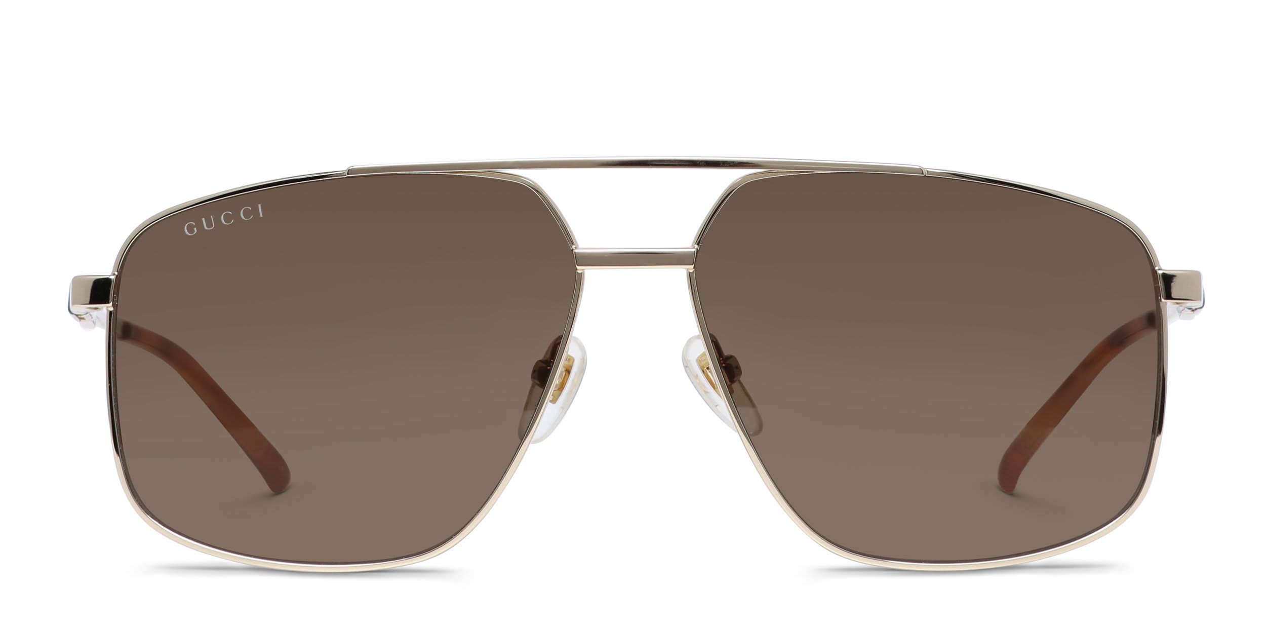 Gucci GG1676S Gold glasses - Gold - Frontal View