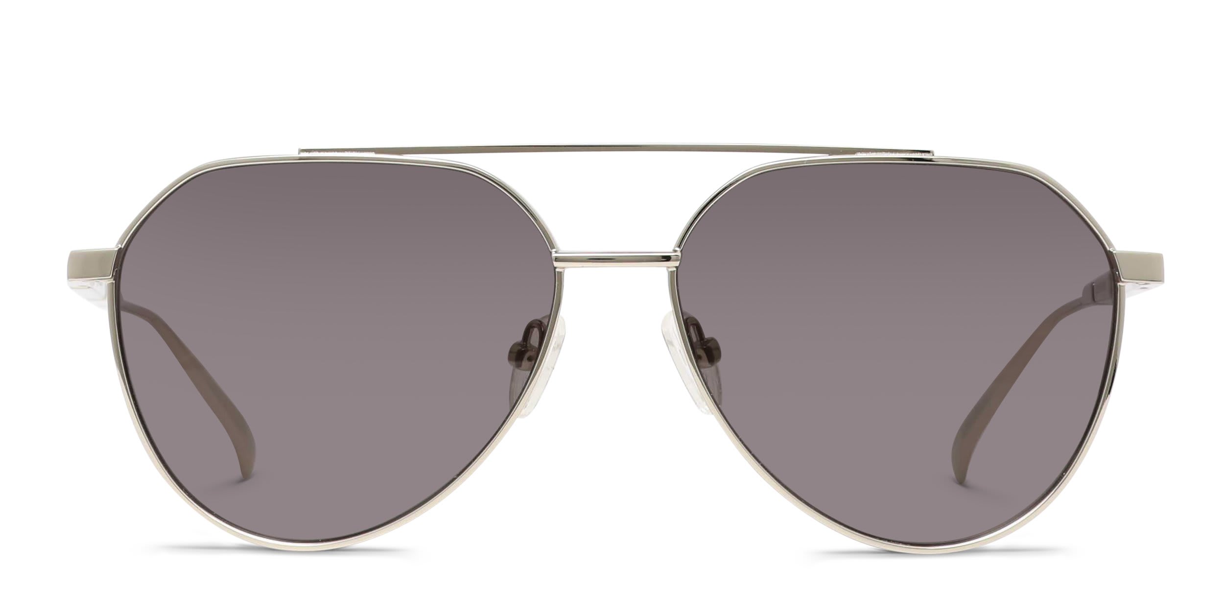 Alexander McQueen AM0478S Silver glasses - Silver - Frontal View