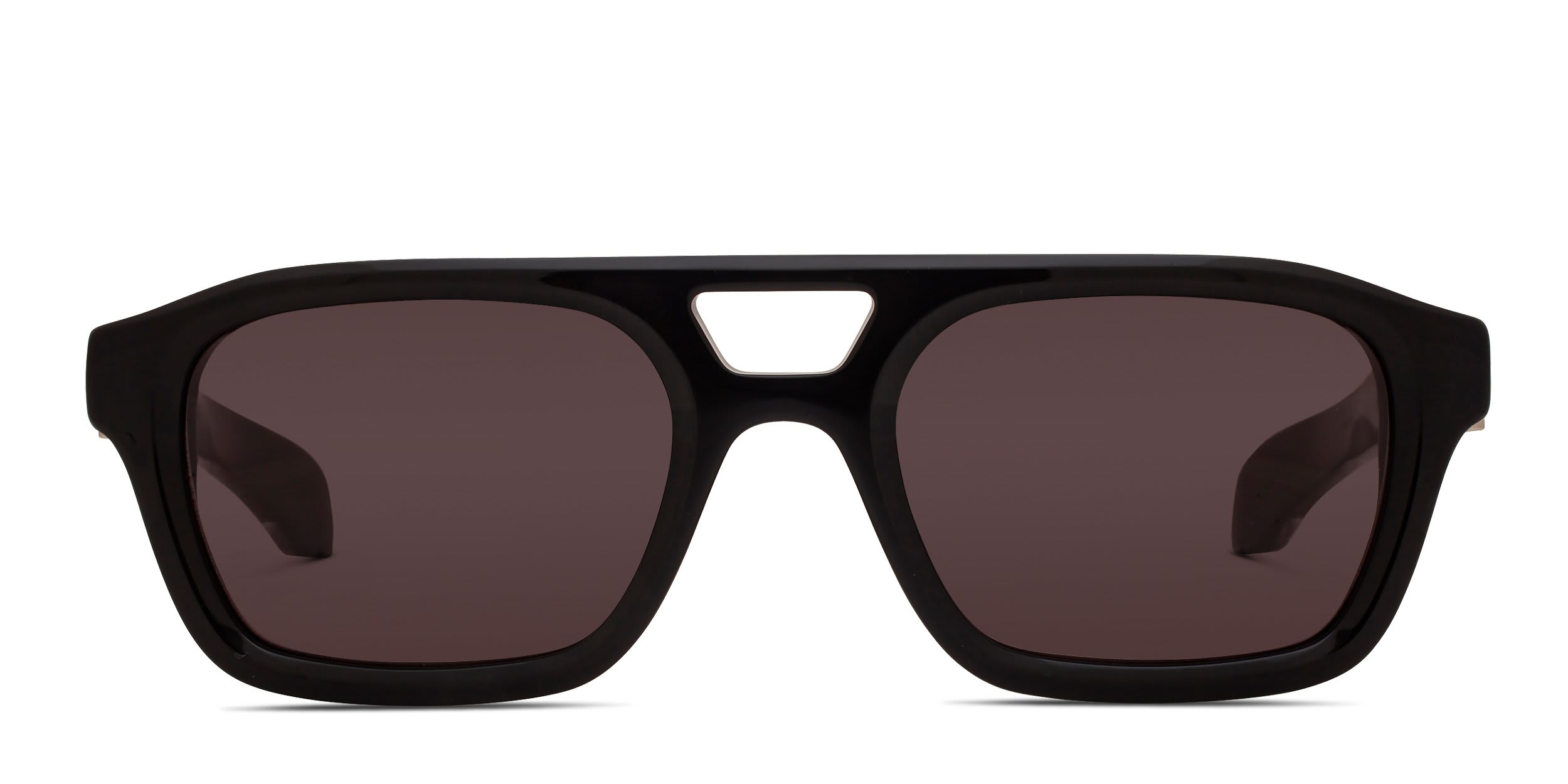 Alexander McQueen AM0505S Shiny Black glasses - Shiny Black - Frontal View