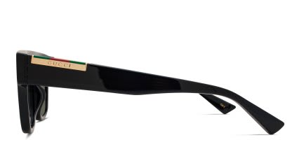 Gucci GG1960S Black glasses - Shiny Black - Side View