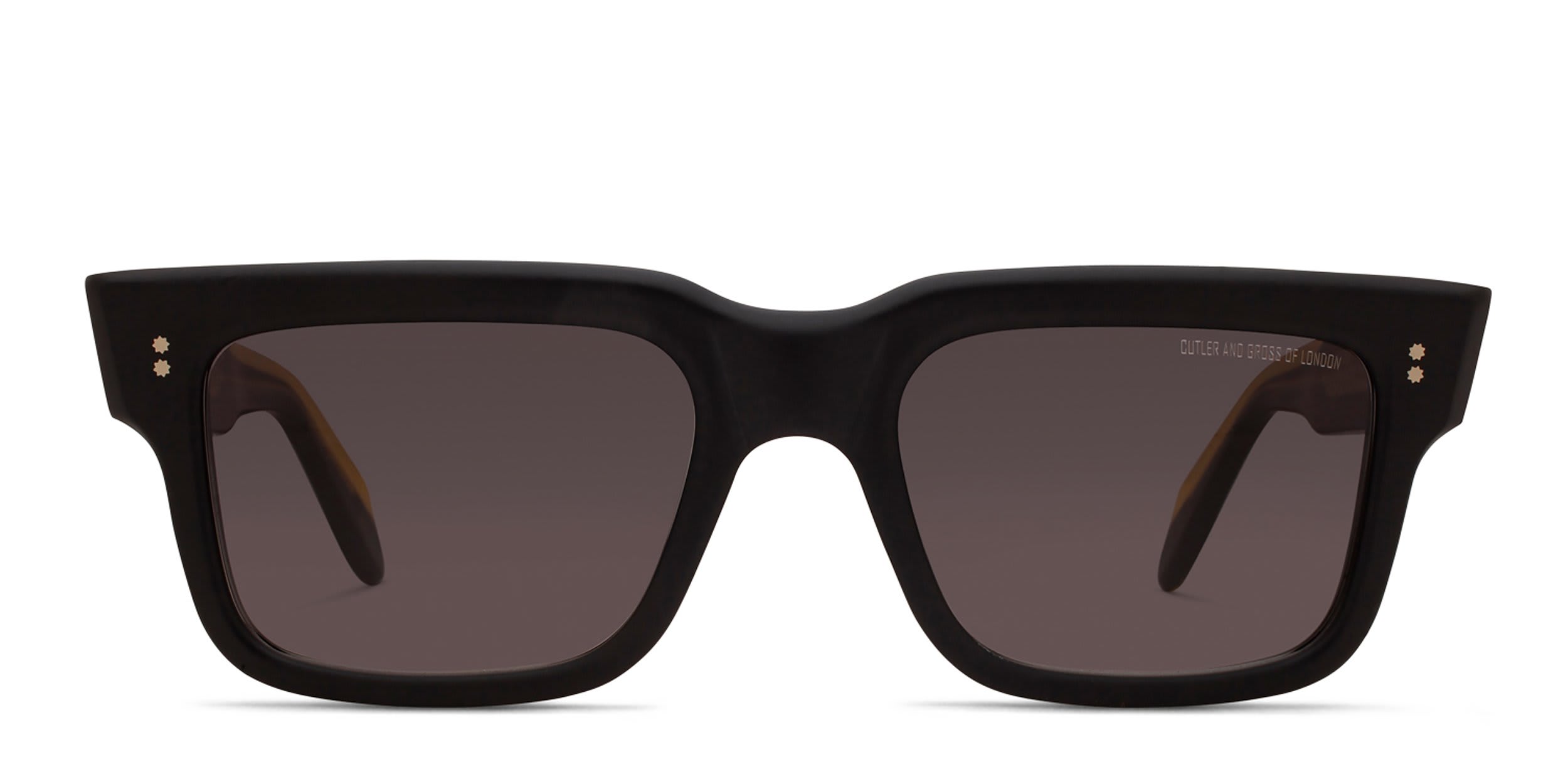 Cutler and Gross 1403 Matte Black glasses - Matte Black - Frontal View