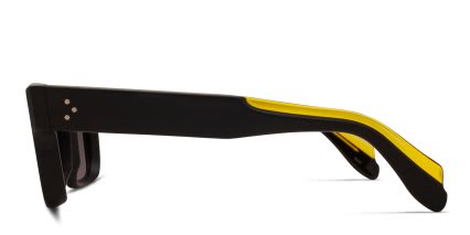 Cutler and Gross 1403 Matte Black glasses - Matte Black - Side View