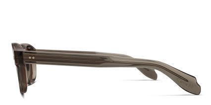 Cutler and Gross 1420 Tortoise, Gray glasses - Tortoise / Gray - Side View