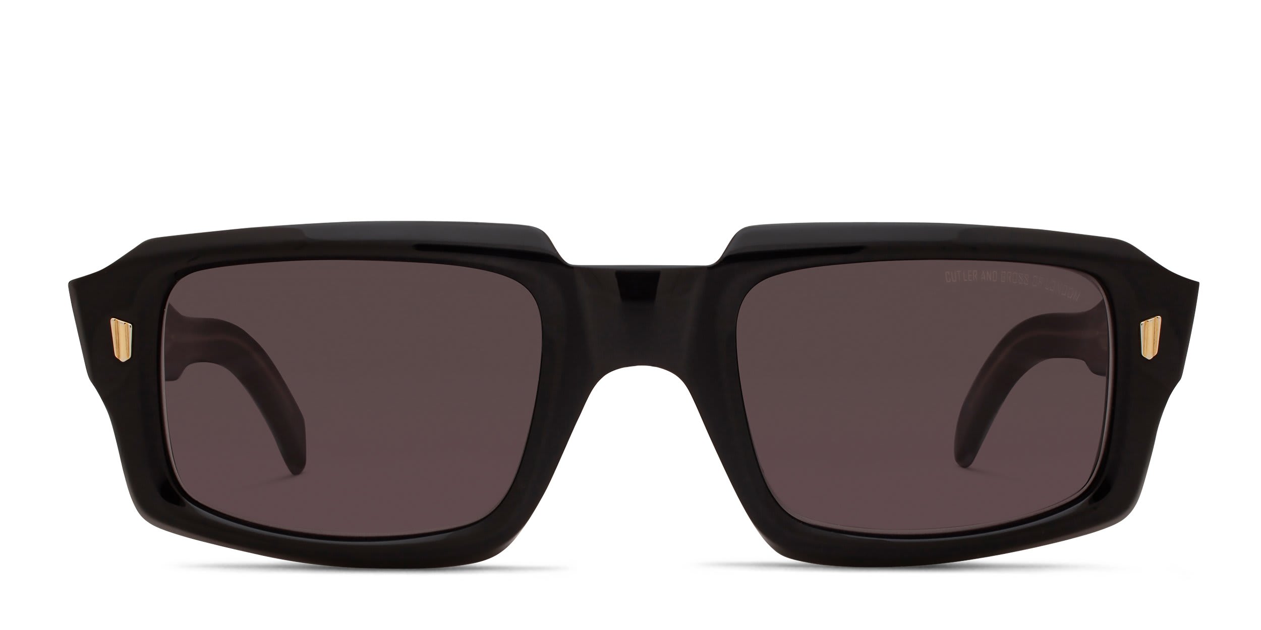 Cutler and Gross 9495 Shiny Black glasses - Shiny Black - Frontal View