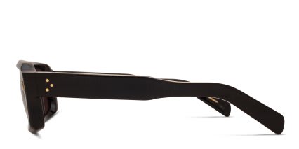 Cutler and Gross 9495 Shiny Black glasses - Shiny Black - Side View