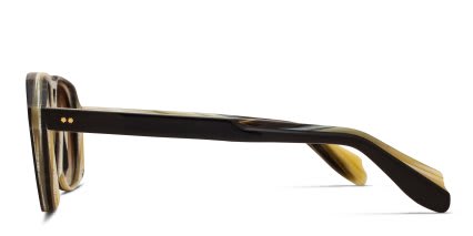 Cutler and Gross 9782 Shiny Black glasses - Shiny Black - Side View