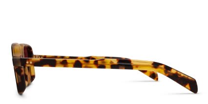 Cutler and Gross GR02 Black, Tortoise glasses - Black / Tortoise - Side View