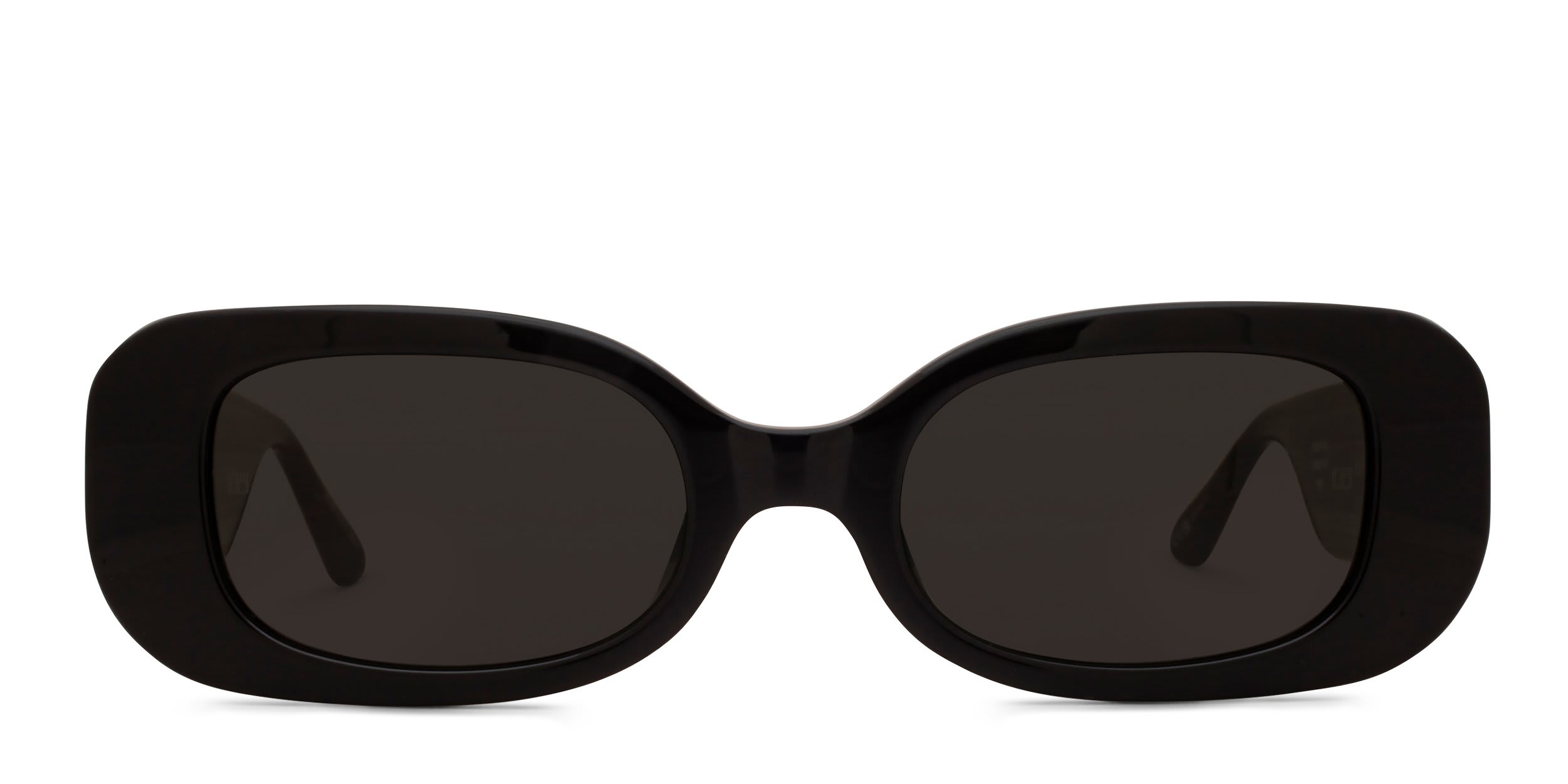 Linda Farrow Lola Black glasses - Black - Frontal View