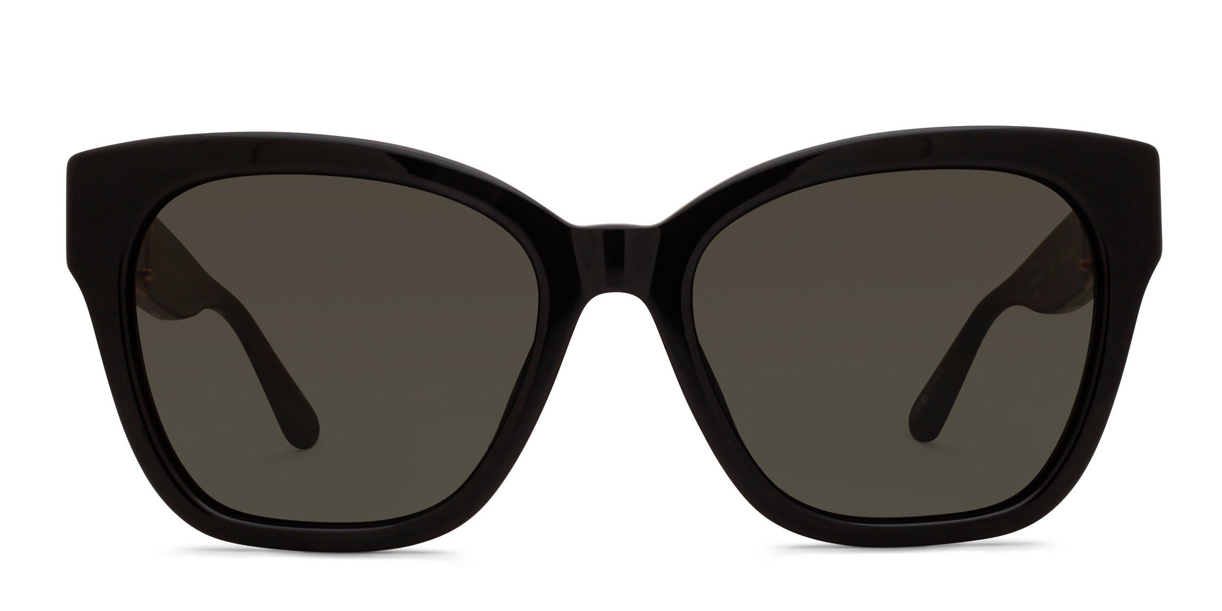 Linda Farrow Tamara Black glasses - Black - Frontal View