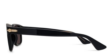 Mont Blanc MB0436S Black, Gray glasses - Black / Gray - Side View