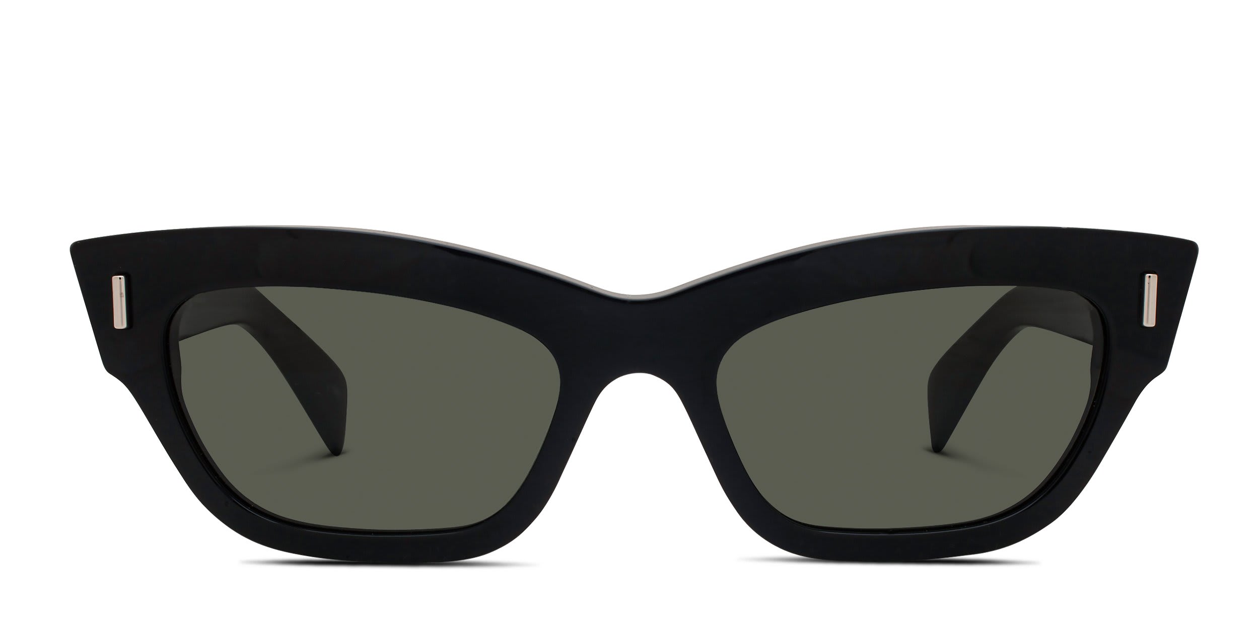 Alexander McQueen AM0548S Black, Gray glasses - Black / Gray - Frontal View