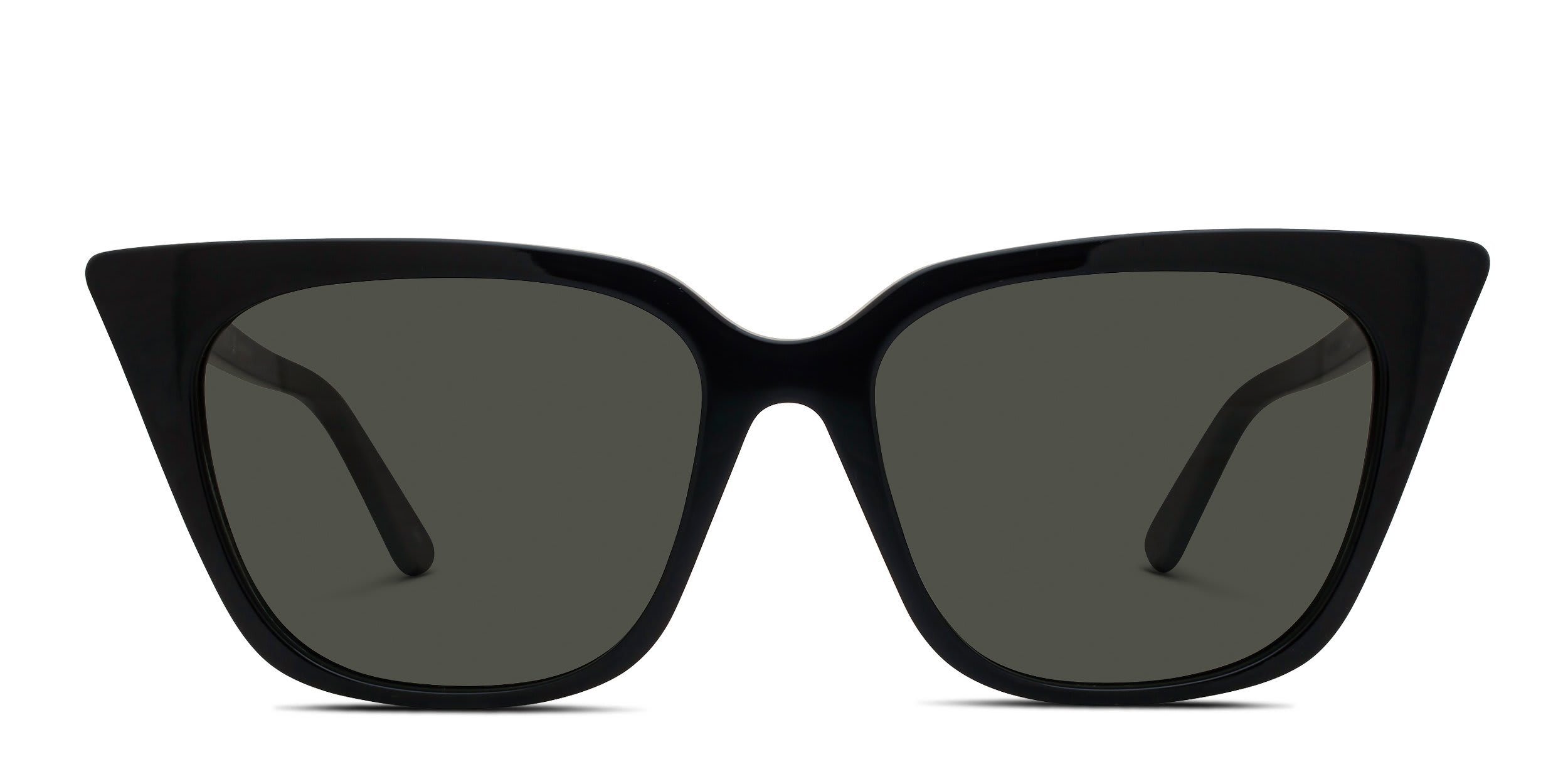 Alexander McQueen AM0556S Black, Gray glasses - Black / Gray - Frontal View