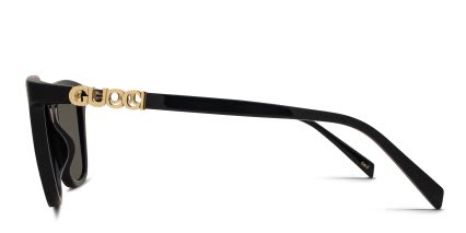 Gucci GG2032S Black, Gray glasses - Black / Gray - Side View