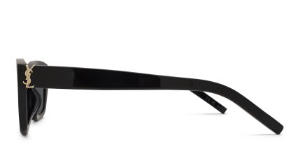 Saint Laurent SLM153 Black glasses - Black - Side View